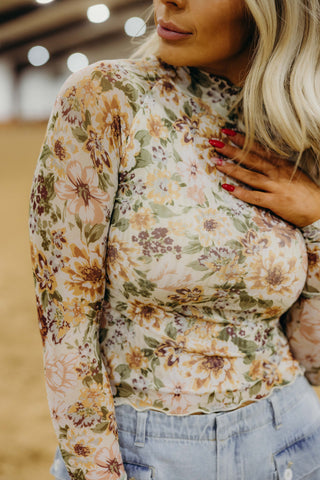 The Petals Mesh Top