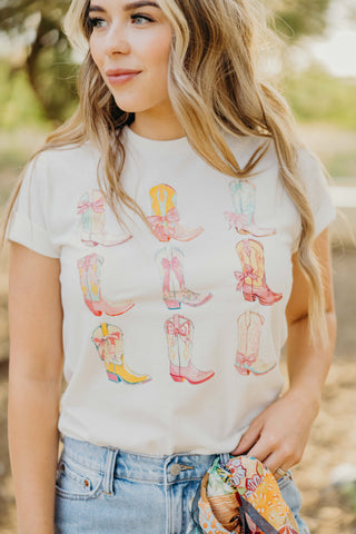 The Cowgirly Boots Tee