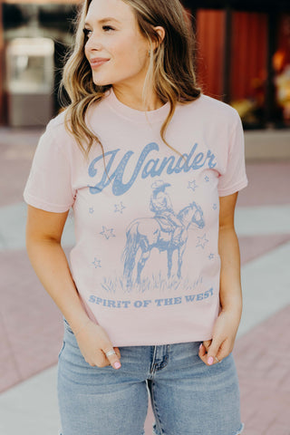 Wander Cowgirl Tee