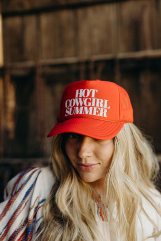 Hot Cowgirl Summer Trucker