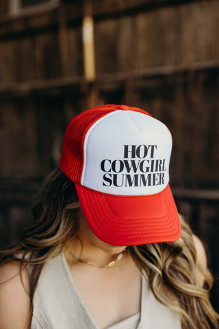 Hot Cowgirl Summer Trucker