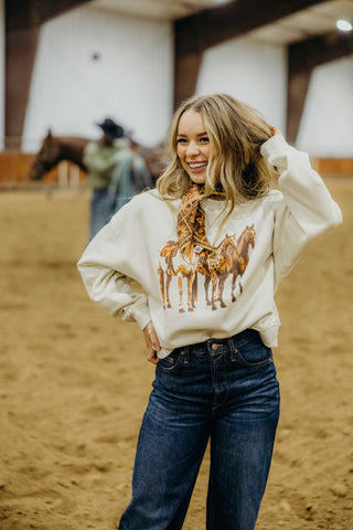 Horse Trio Sweatshirt