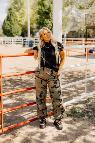 Camo Parachute Pants