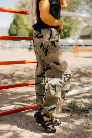 Camo Parachute Pants